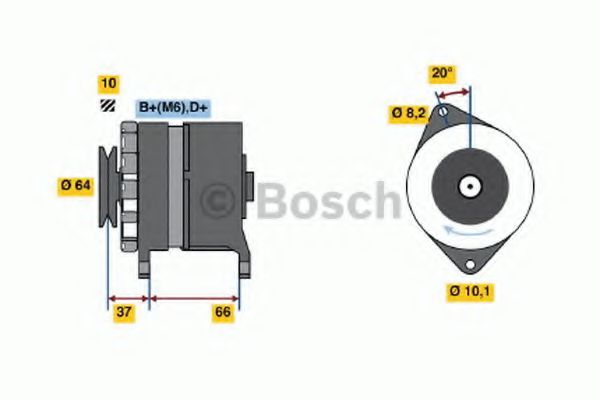 Imagine Generator / Alternator BOSCH 0 986 033 970