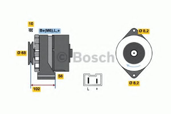 Imagine Generator / Alternator BOSCH 0 986 033 990