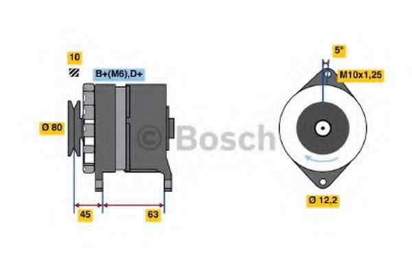 Imagine Generator / Alternator BOSCH 0 986 034 390