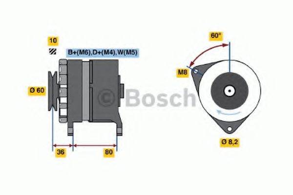 Imagine Generator / Alternator BOSCH 0 986 034 470