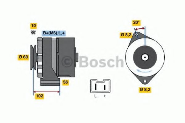 Imagine Generator / Alternator BOSCH 0 986 034 740