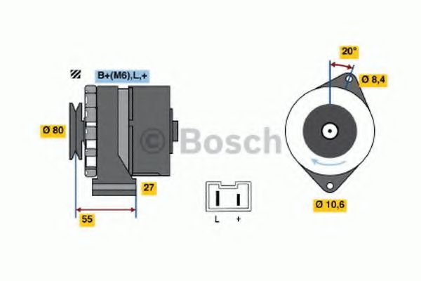 Imagine Generator / Alternator BOSCH 0 986 034 761