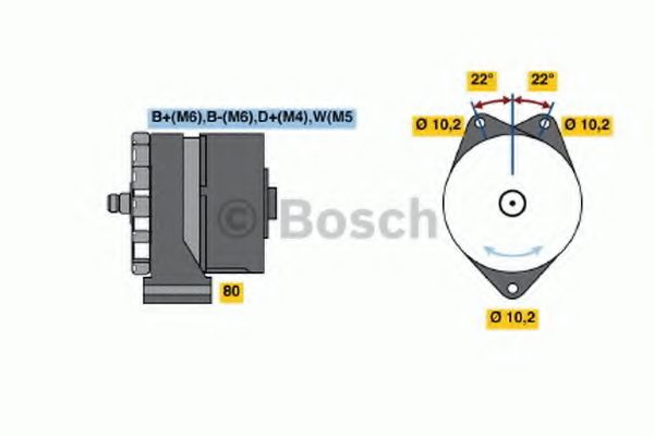 Imagine Generator / Alternator BOSCH 0 986 035 620