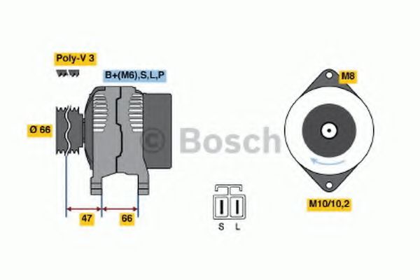 Imagine Generator / Alternator BOSCH 0 986 036 471