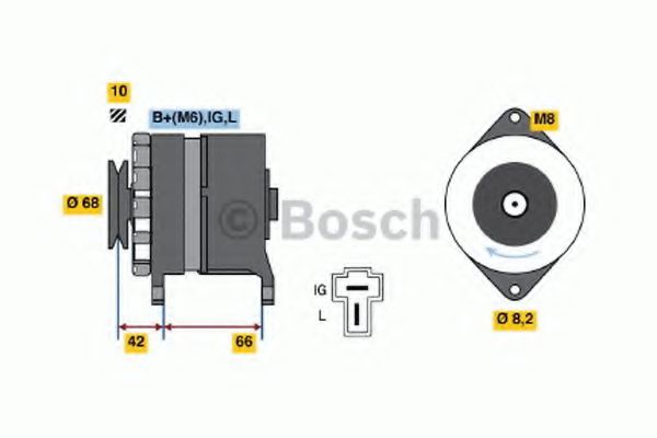 Imagine Generator / Alternator BOSCH 0 986 036 501