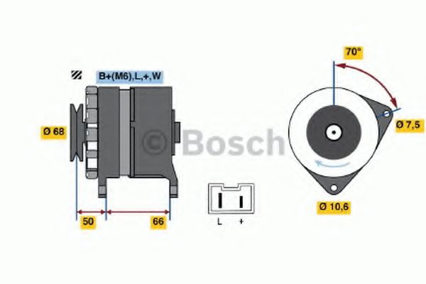 Imagine Generator / Alternator BOSCH 0 986 036 901