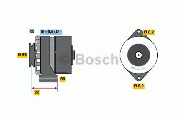 Imagine Generator / Alternator BOSCH 0 986 036 930