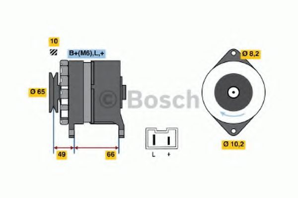 Imagine Generator / Alternator BOSCH 0 986 037 281