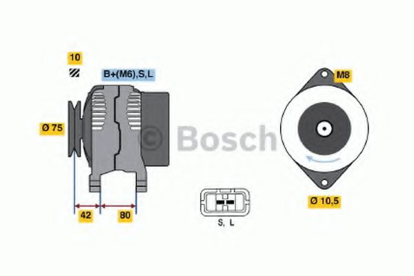 Imagine Generator / Alternator BOSCH 0 986 038 920