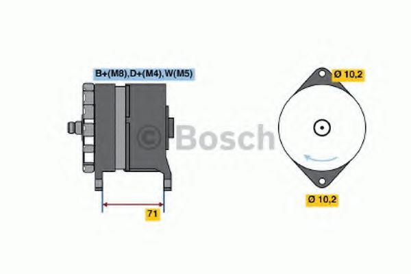 Imagine Generator / Alternator BOSCH 0 986 039 340