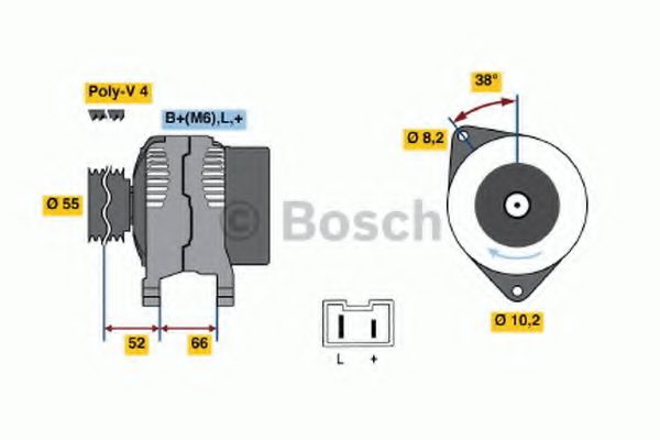 Imagine Generator / Alternator BOSCH 0 986 039 991