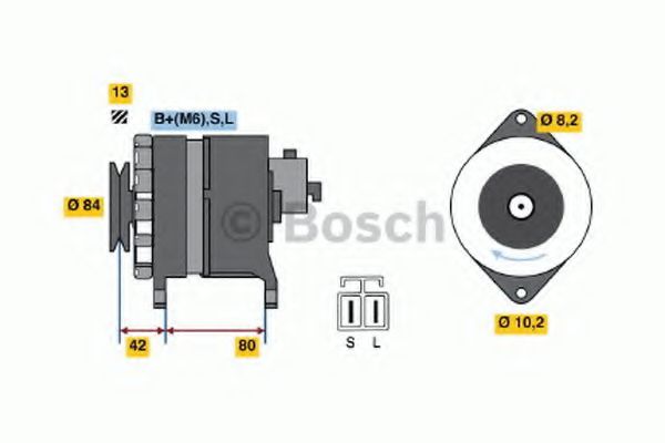 Imagine Generator / Alternator BOSCH 0 986 040 581