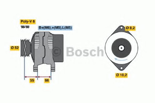 Imagine Generator / Alternator BOSCH 0 986 041 371