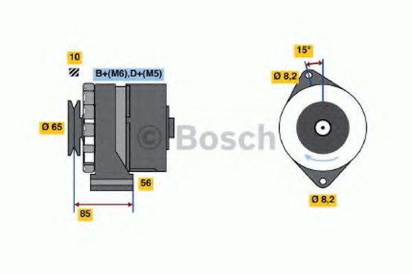 Imagine Generator / Alternator BOSCH 0 986 041 620