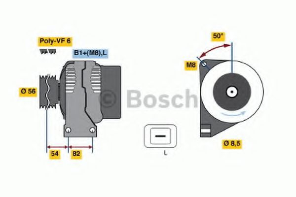 Imagine Generator / Alternator BOSCH 0 986 041 730