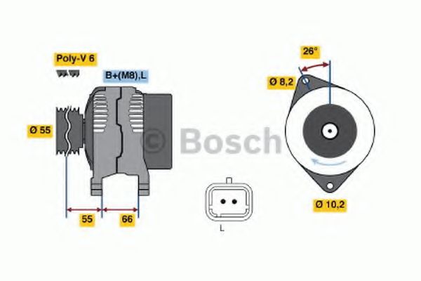 Imagine Generator / Alternator BOSCH 0 986 042 181