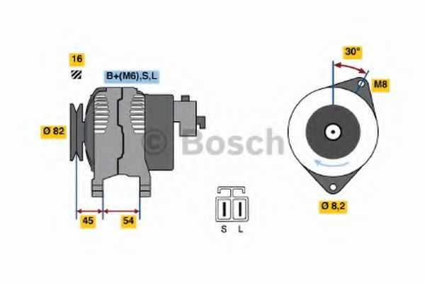 Imagine Generator / Alternator BOSCH 0 986 042 281