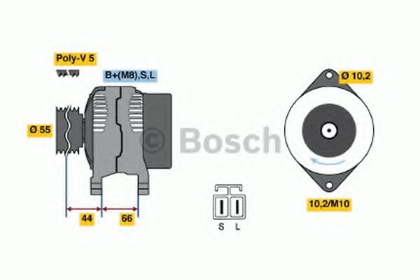 Imagine Generator / Alternator BOSCH 0 986 042 921