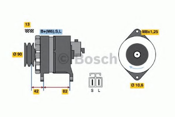 Imagine Generator / Alternator BOSCH 0 986 044 290