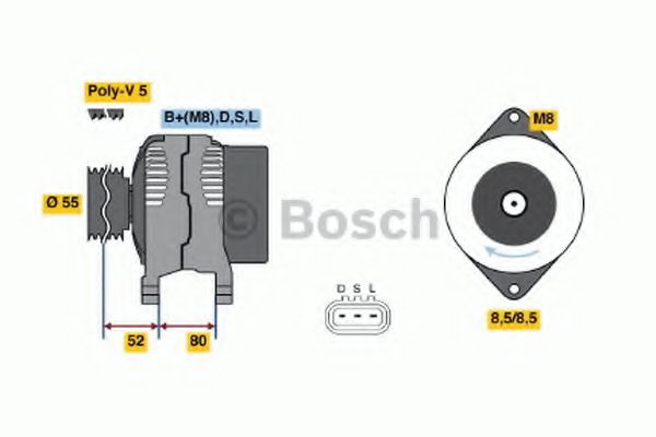 Imagine Generator / Alternator BOSCH 0 986 045 731