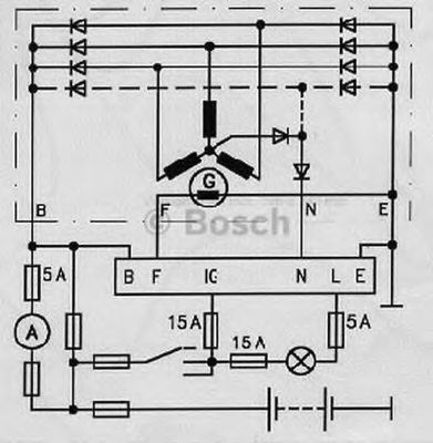 Regulator, alternator BOSCH 0 986 190 022