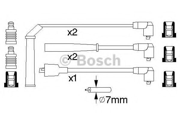 Imagine Set cablaj aprinder BOSCH 0 986 356 730