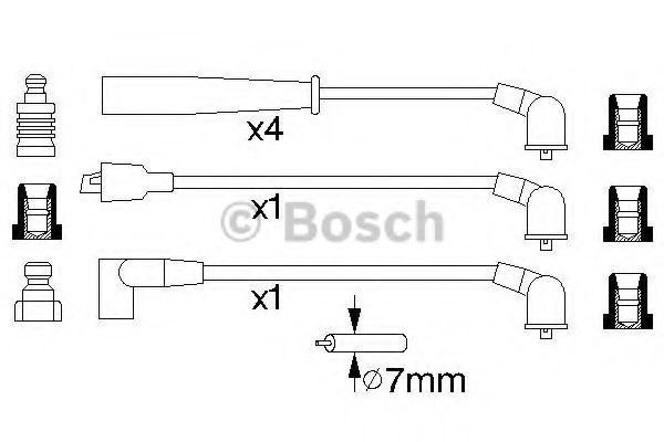 Imagine Set cablaj aprinder BOSCH 0 986 356 735