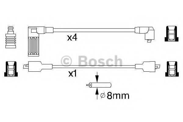 Imagine Set cablaj aprinder BOSCH 0 986 356 857