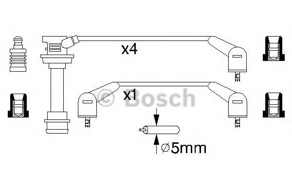 Imagine Set cablaj aprinder BOSCH 0 986 356 948