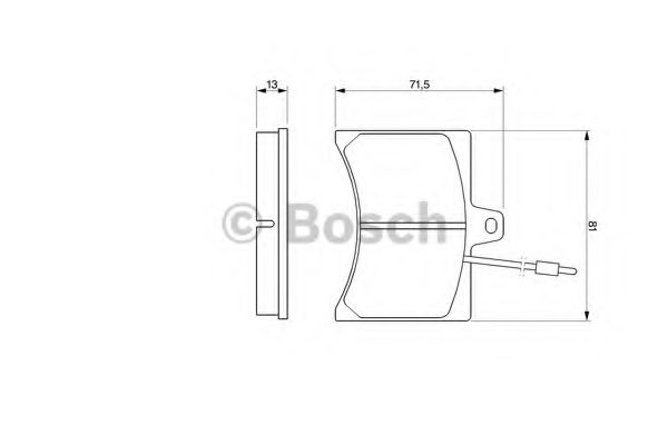 Set placute frana,frana disc BOSCH 0 986 465 941
