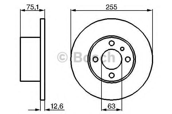 Imagine Disc frana BOSCH 0 986 478 032