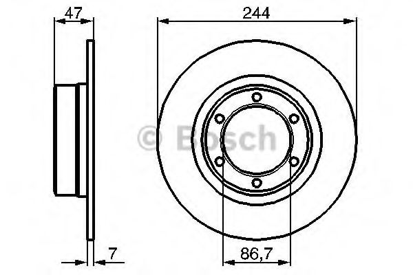 Imagine Disc frana BOSCH 0 986 478 050