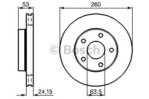 Imagine Disc frana BOSCH 0 986 478 195