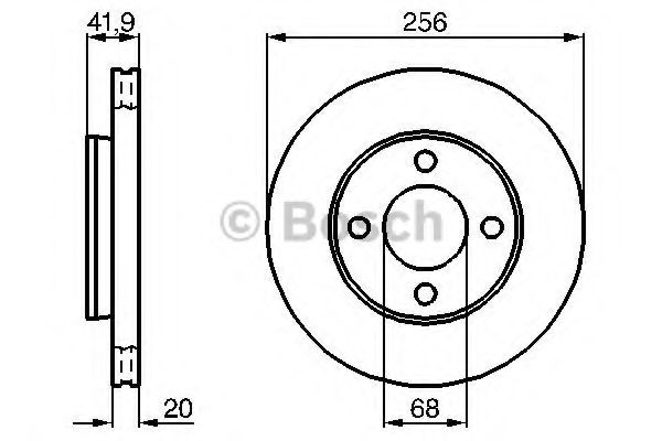 Imagine Disc frana BOSCH 0 986 478 225