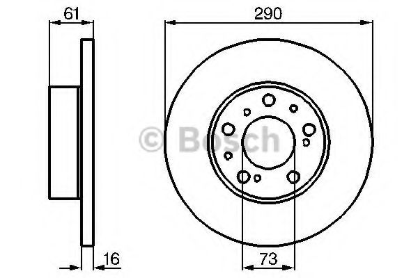 Imagine Disc frana BOSCH 0 986 478 234