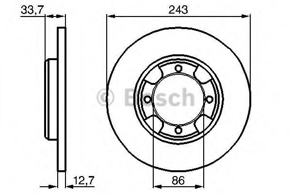 Imagine Disc frana BOSCH 0 986 478 253