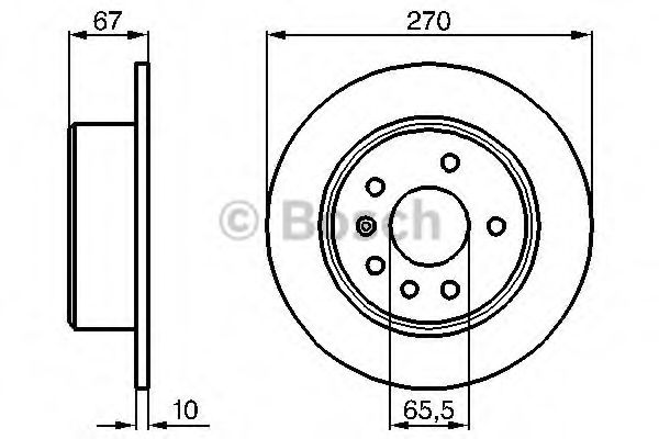 Imagine Disc frana BOSCH 0 986 478 267