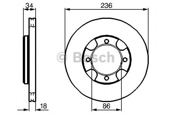 Imagine Disc frana BOSCH 0 986 478 277