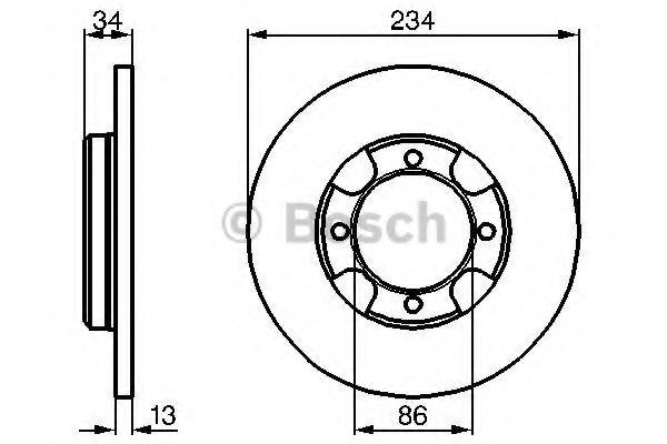 Imagine Disc frana BOSCH 0 986 478 282