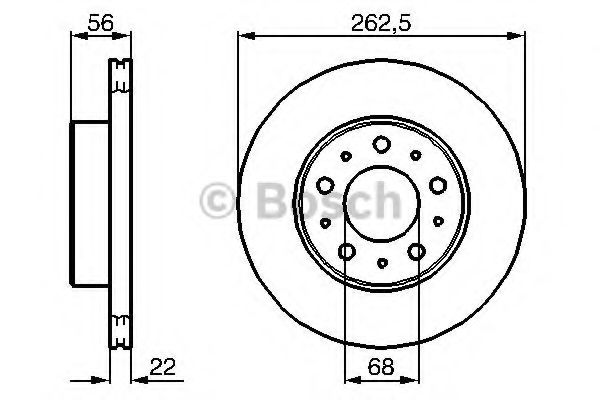 Imagine Disc frana BOSCH 0 986 478 283