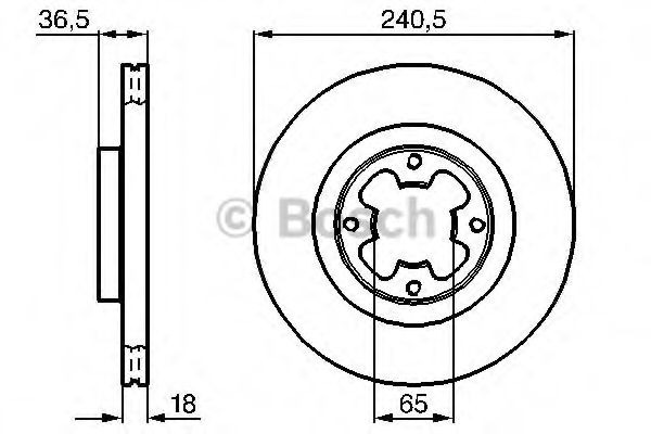 Imagine Disc frana BOSCH 0 986 478 292