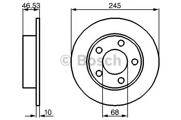 Imagine Disc frana BOSCH 0 986 478 315