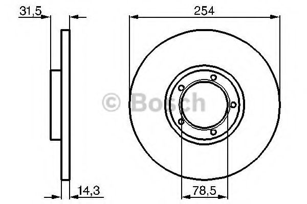 Imagine Disc frana BOSCH 0 986 478 345