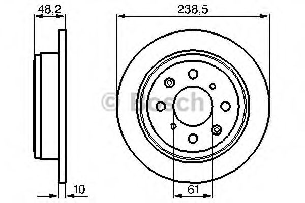 Imagine Disc frana BOSCH 0 986 478 350