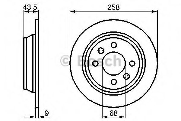 Imagine Disc frana BOSCH 0 986 478 374