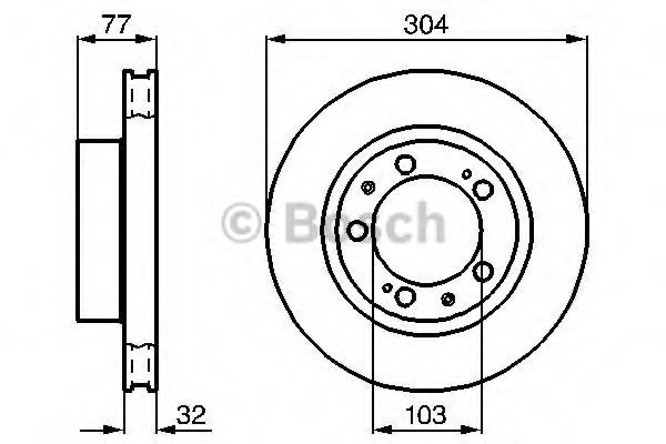 Imagine Disc frana BOSCH 0 986 478 408