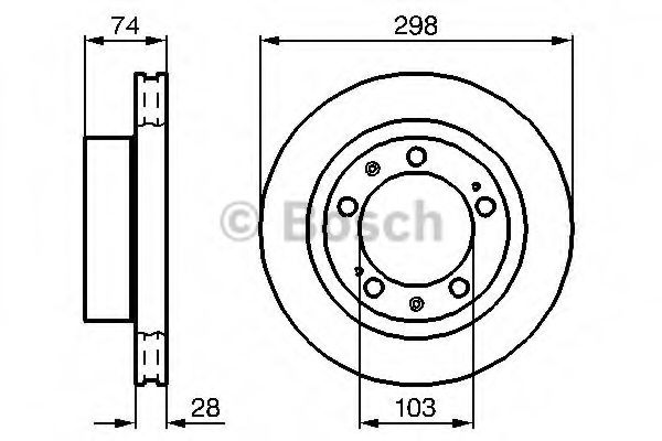 Imagine Disc frana BOSCH 0 986 478 418