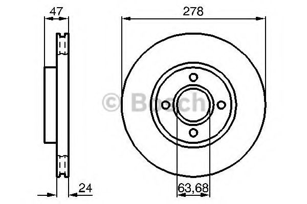 Imagine Disc frana BOSCH 0 986 478 427