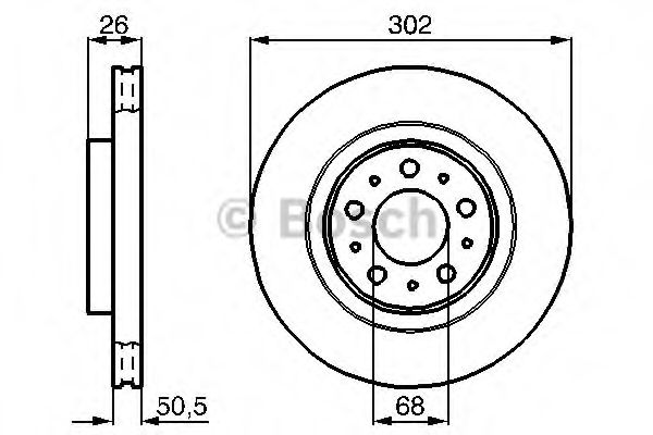 Imagine Disc frana BOSCH 0 986 478 454