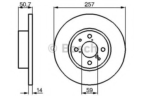 Imagine Disc frana BOSCH 0 986 478 517